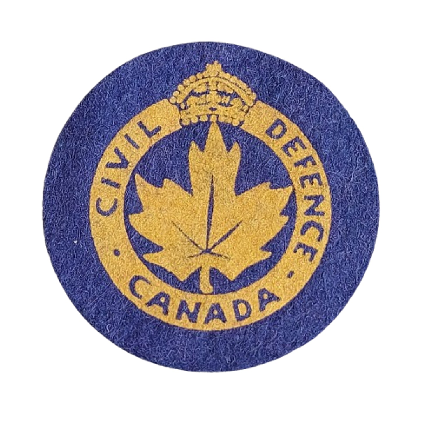 Post-WW2 Canadian civil Defence Cloth Insignia