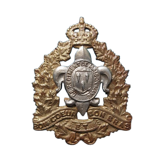WW2 Canadian Le Regiment De Maisonneuve Cap Badge