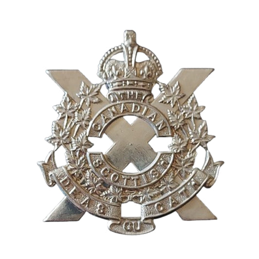 WW2 Canadian Scottish Cap Badge Scully Montreal