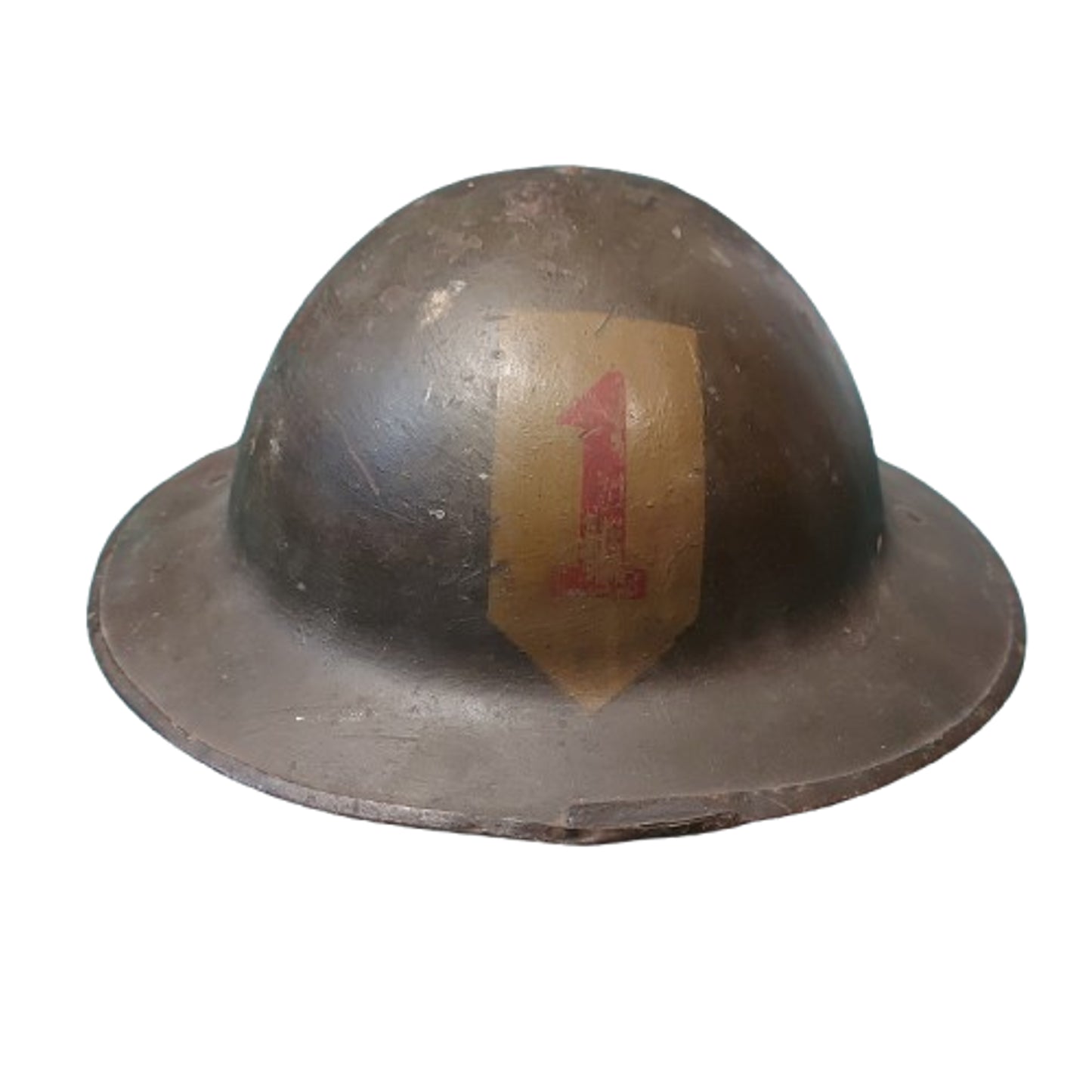 WW United States U.S. 1st Division Big Red One Helmet Shell