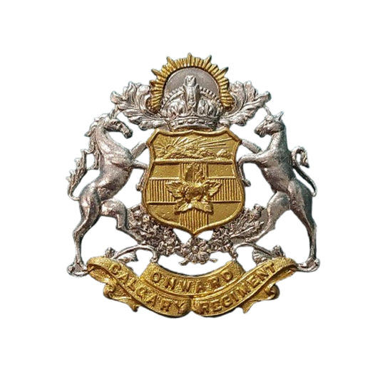 WW2 Canada 14th Canadian Tank Regiment (Calgary Regiment) Cap Badge