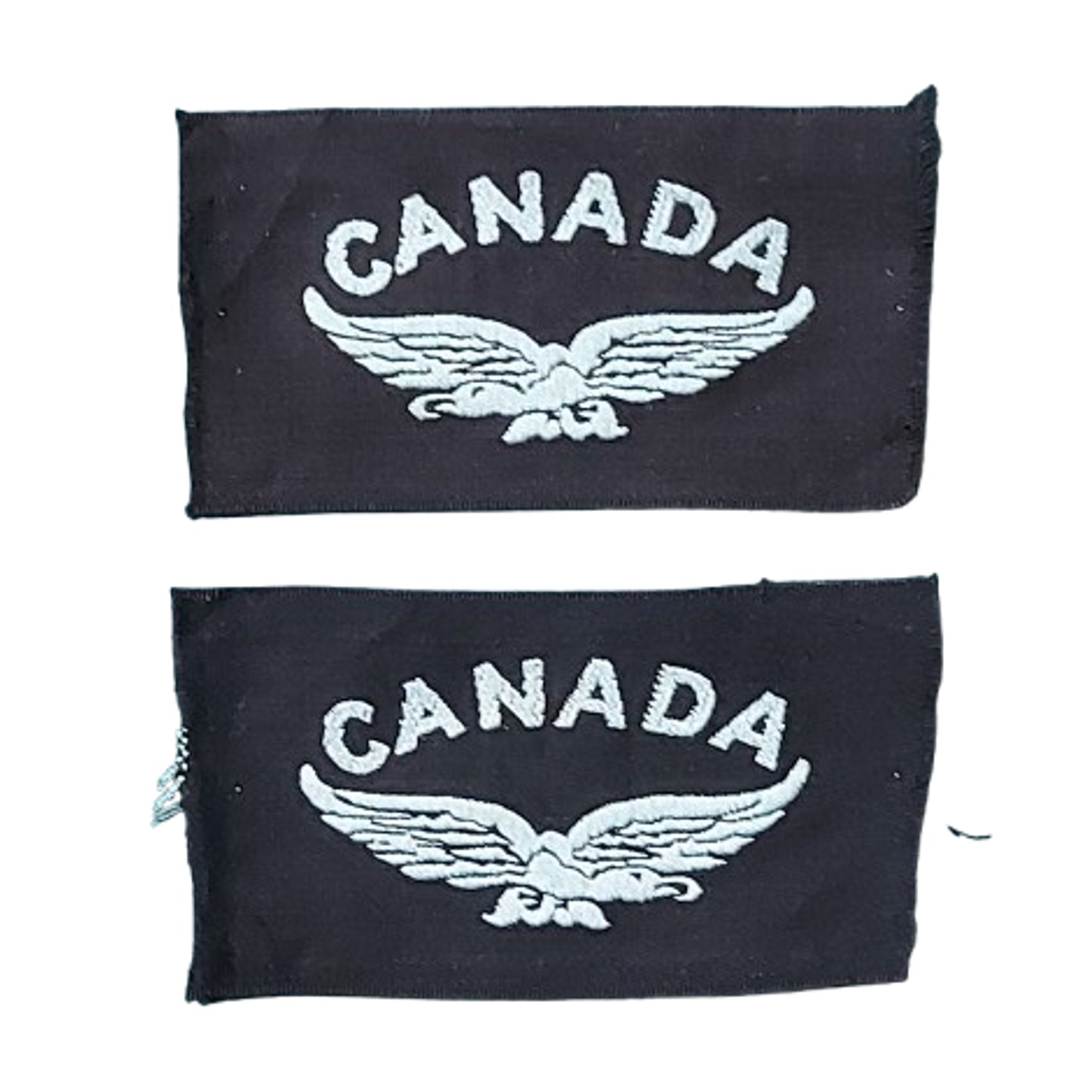 WW2 Canadian RCAF Sleeve Eagles Uniform Insignia Pair