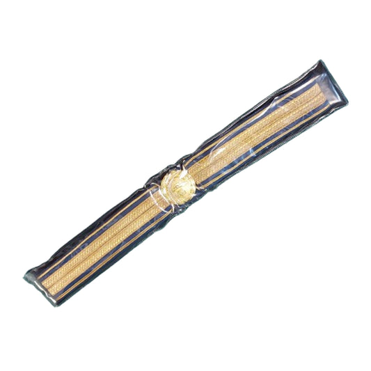 Post-WW2 Canadian RCAF Officers Dress Belt and Gilt Buckle New In Package