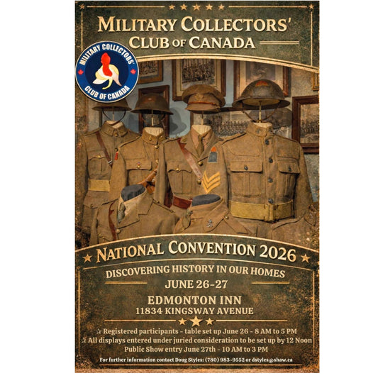 MCC of C Military Collectors Club Of Canada Annual Convention Show June 27