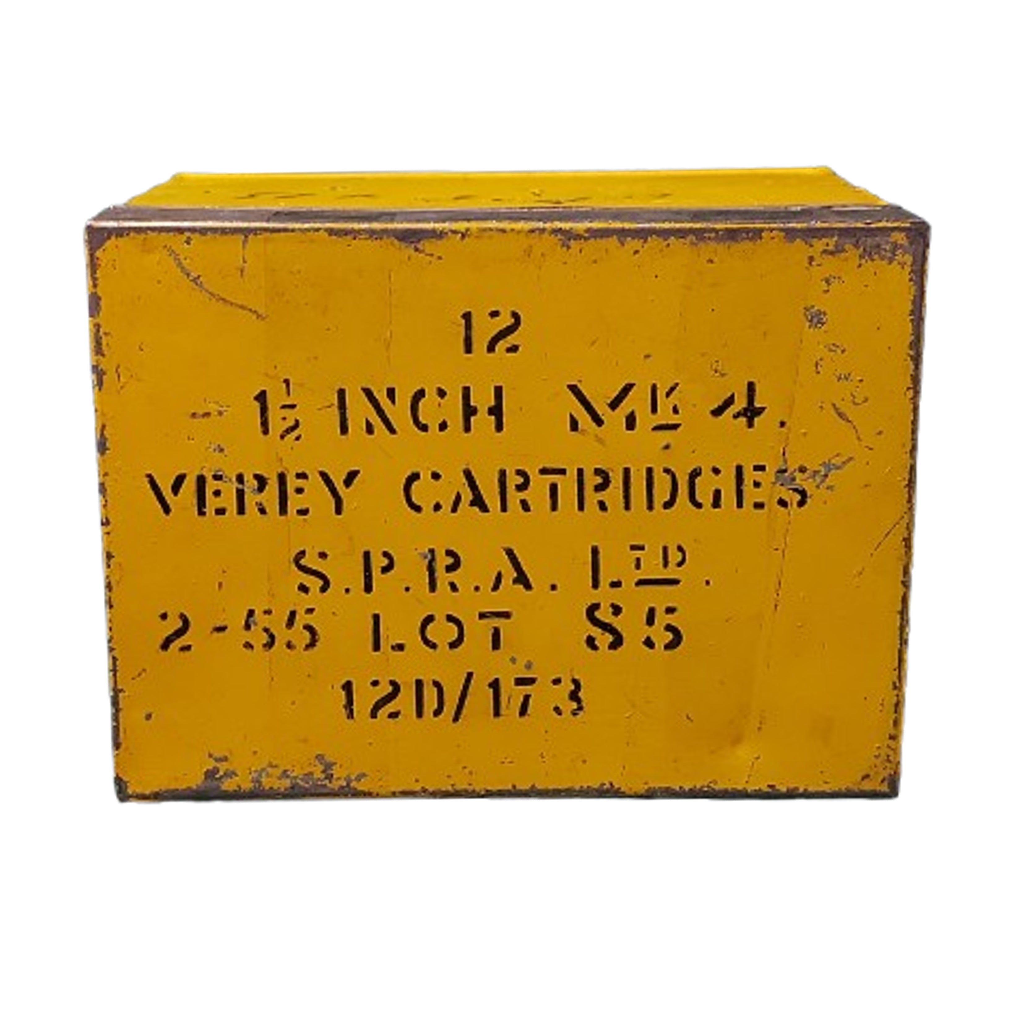 Post-WW2 Canadian 1 1/2 Inch Verey Cartridge Signal Flare Tin ...