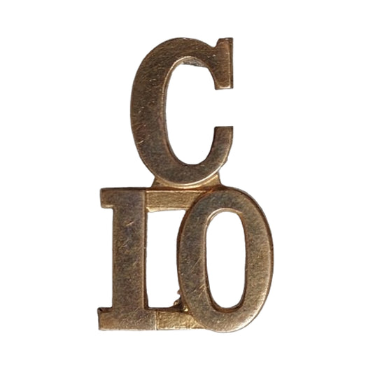 WW1 Canadian 10th Battalion C10 Numbered Collar Badge