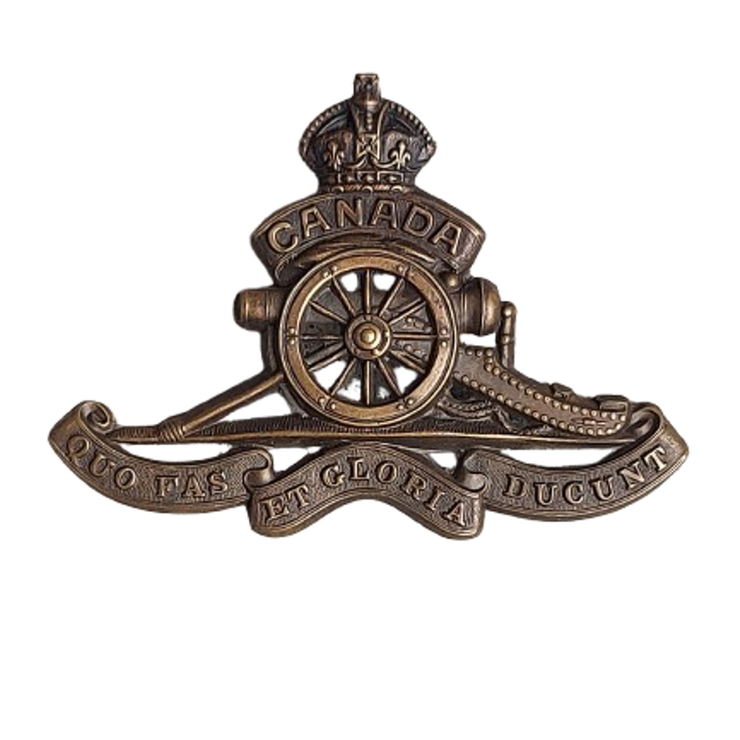 WW1 Canadian CEF RCA Royal Canadian Artillery Cap Badge