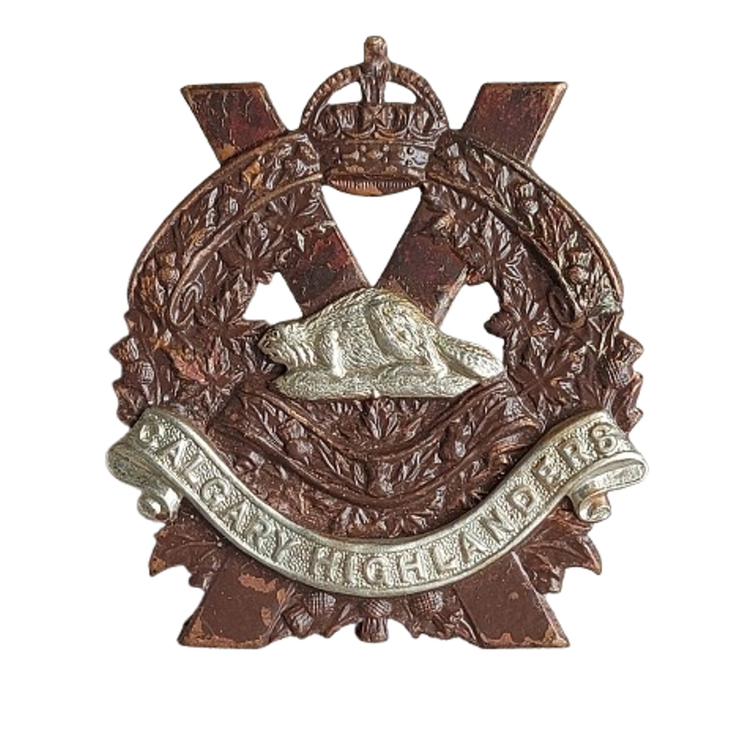 WW2 Canadian Calgary Highlanders Cap Badge