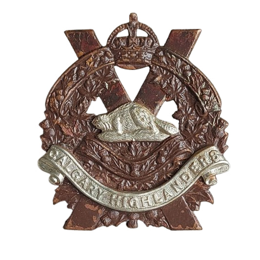 WW2 Canadian Calgary Highlanders Cap Badge