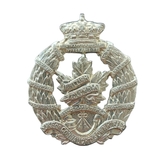 WW2 Canadian British Columbia Regiment Cap Badge