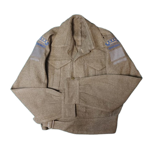 WW2 Canadian RCEME Royal Canadian Electrical Mechanical Engineers BD Battle Dress Tunic