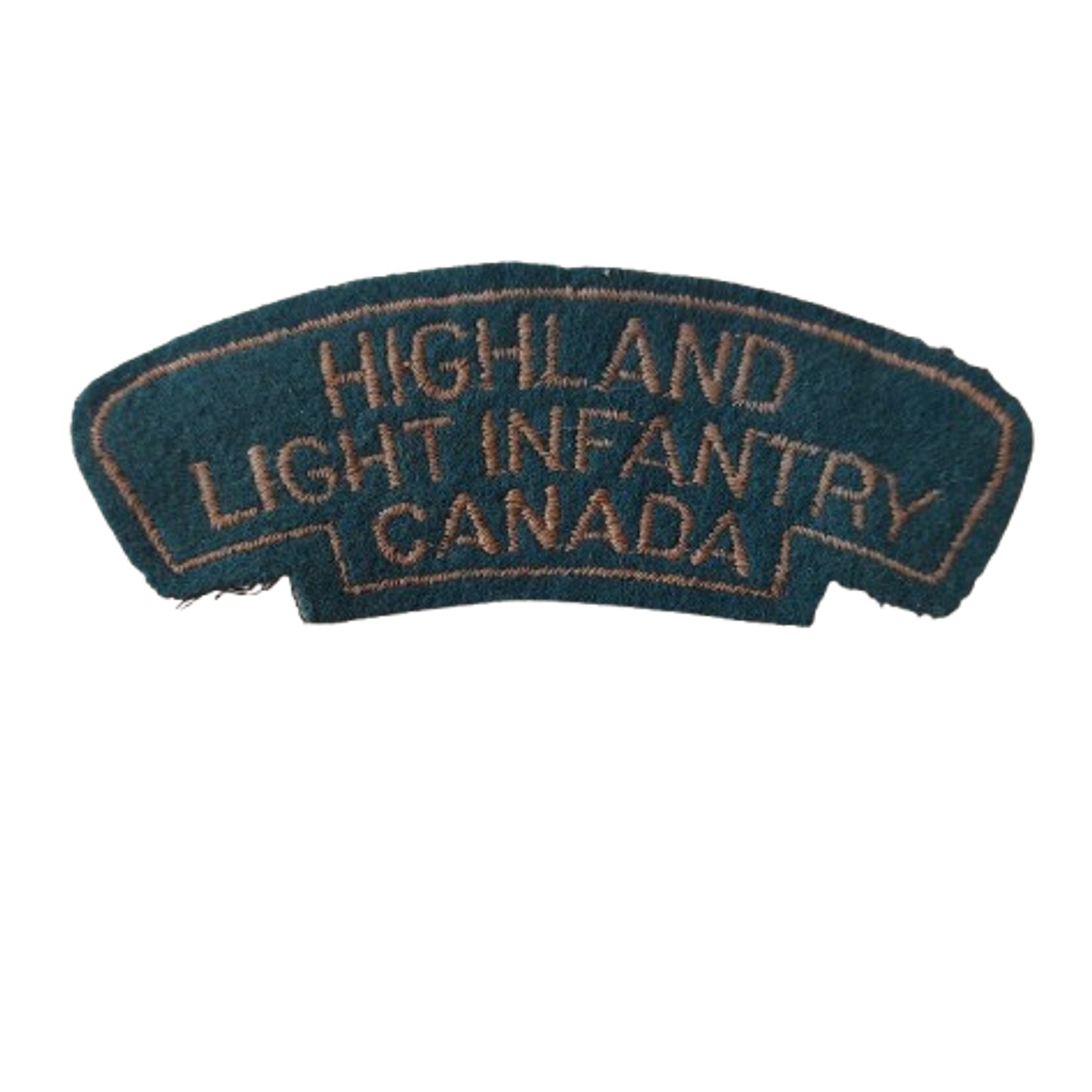 WW2 Canadian HLI Highland Light Infantry Shoulder Title