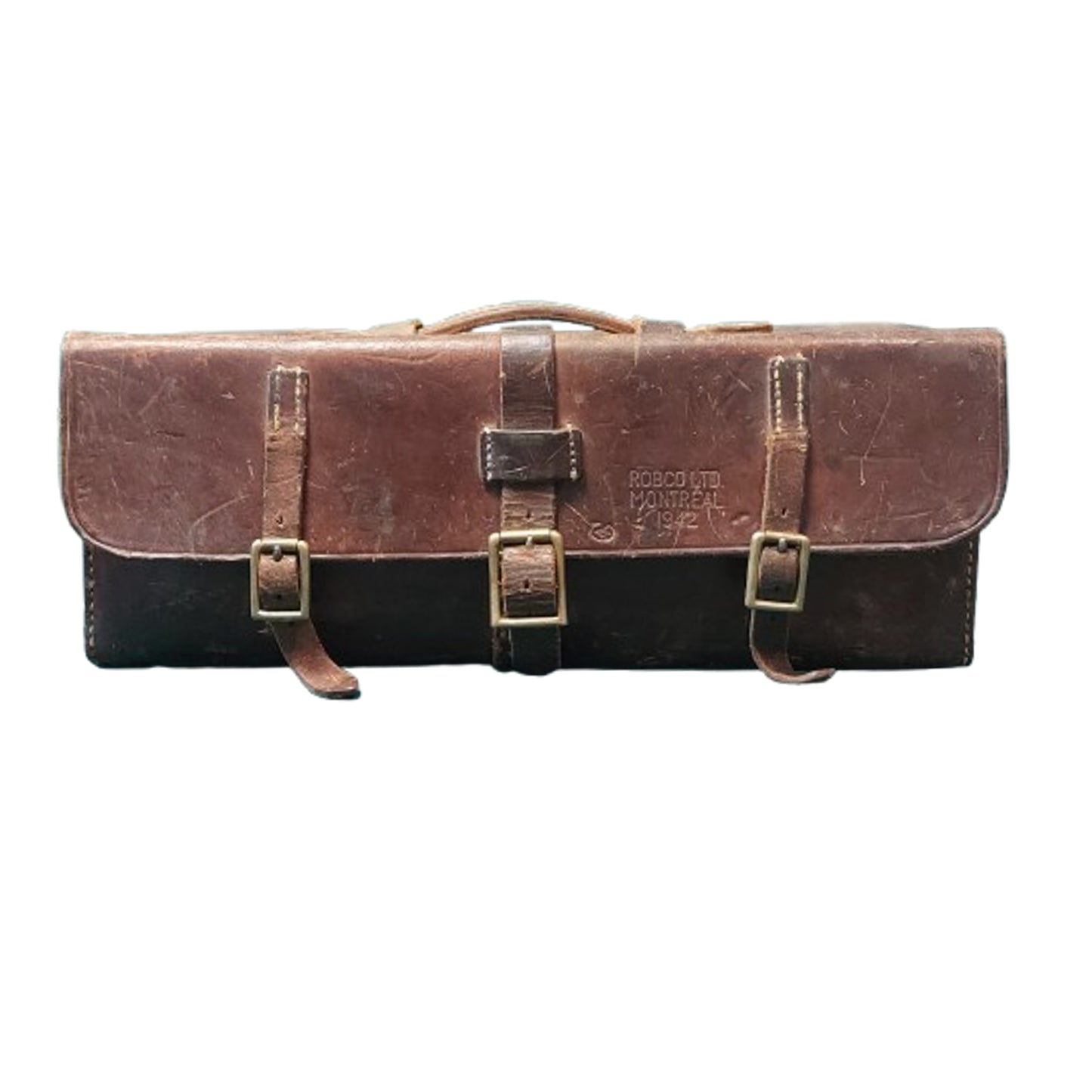 WW2 Canadian Leather Carry Case 1942