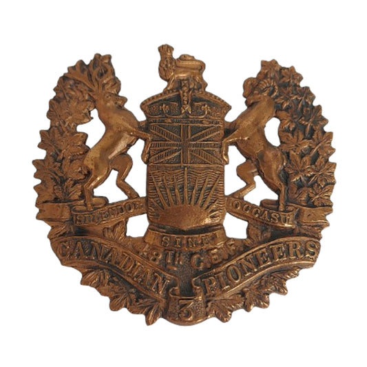 WW1 Canadian CEF 3rd Canadian Pioneers Cap Badge British Columbia