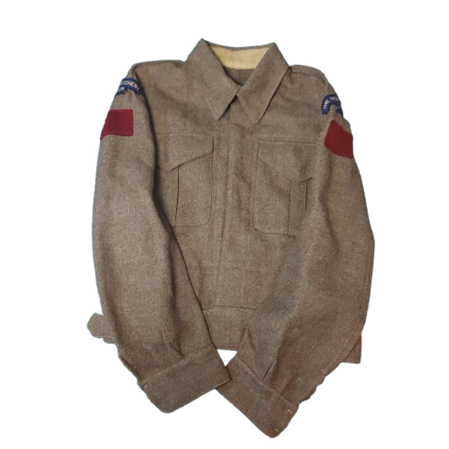 WW2 Canadian The Perth Regiment Reenactors Battle Dress Tunic