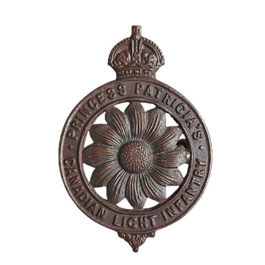 WW1 Canadian CEF Princess Patricia’s Canadian Light Infantry PPCLI Marguerite Cap Badge