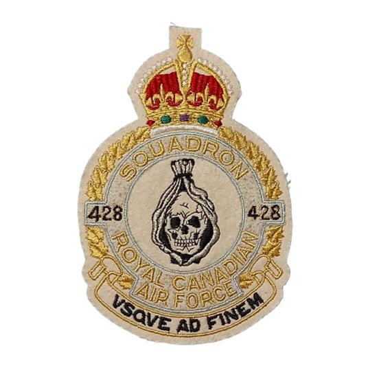 WW2 Canadian RCAF 428 Squadron Jacket Crest