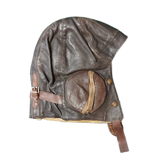 WW2 British RAF Royal Air Force Type-B Leather Flight Helmet 1939