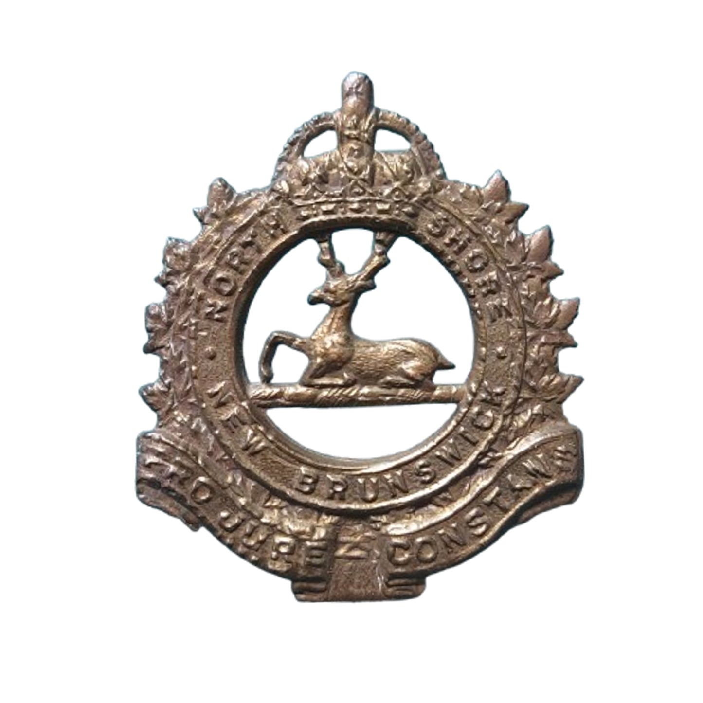 WW2 Canadian North Shore New Brunswick Regiment Cap Badge