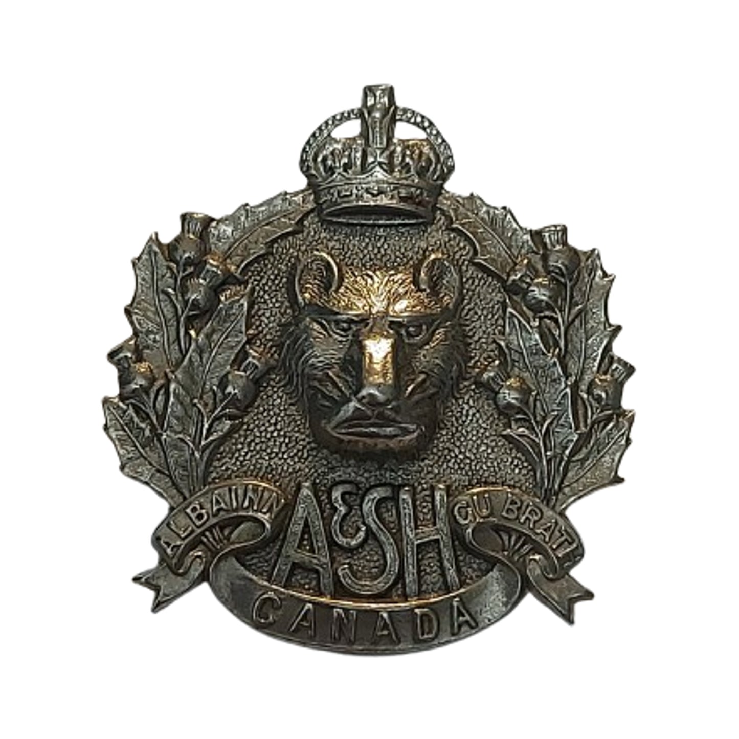 WW2 Canadian The Argyll & Sutherland Highlanders of Canada Cap Badge