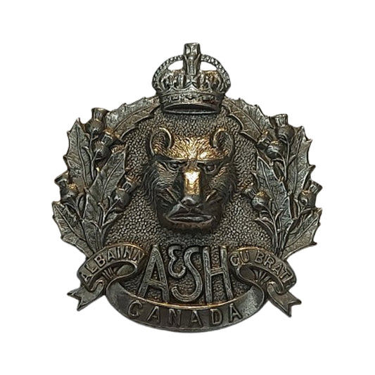 WW2 Canadian The Argyll & Sutherland Highlanders of Canada Cap Badge