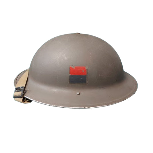 WW2 Canadian RCHA Royal Canadian Horse Artillery Flashed Helmet 1942
