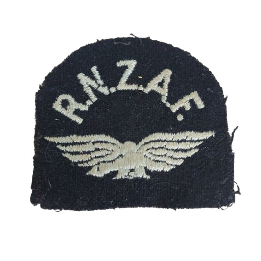 WW2 New Zealand Air Force RNZAF Cloth Shoulder Title