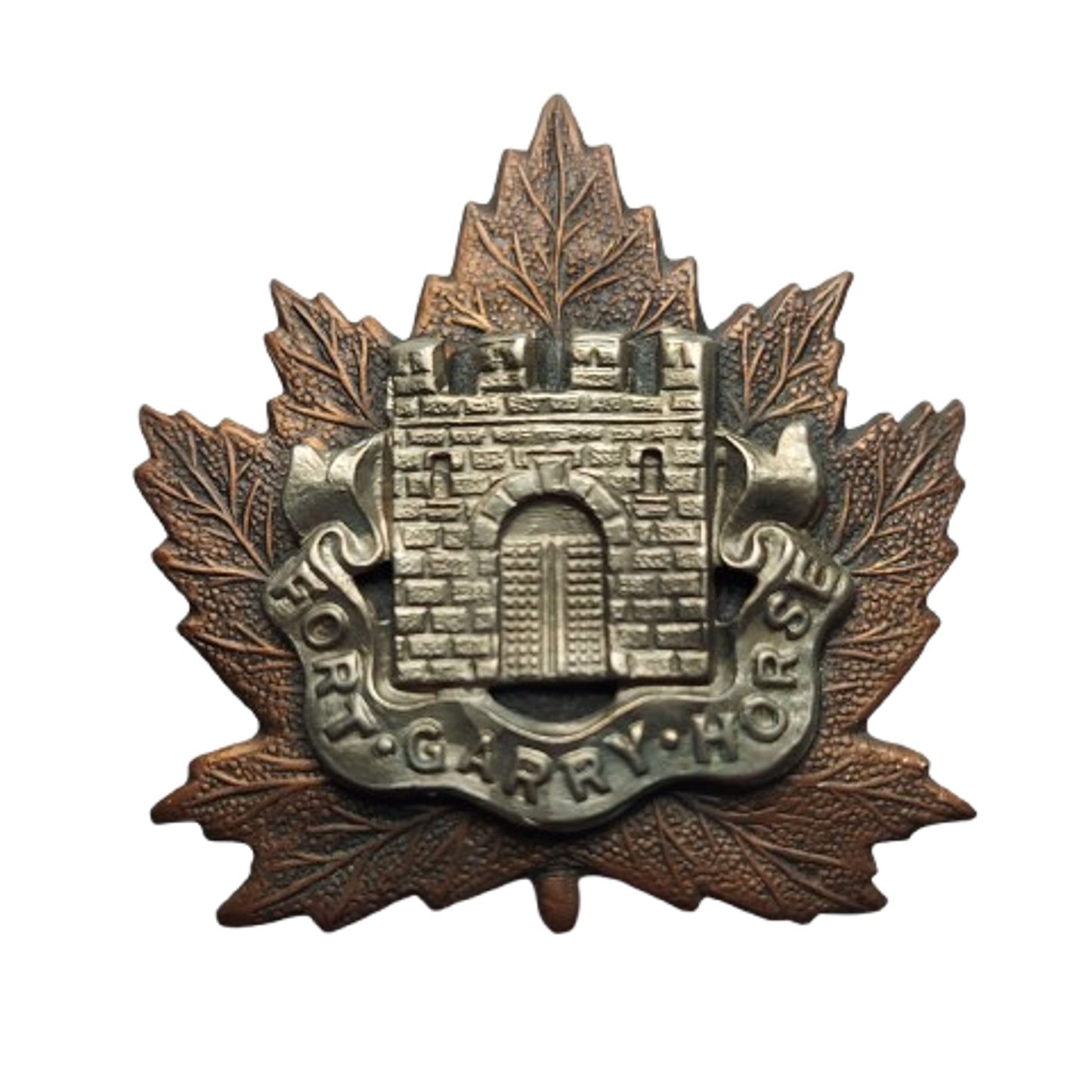 WW2 Canadian RGH Fort Garry Horse Cap Badge