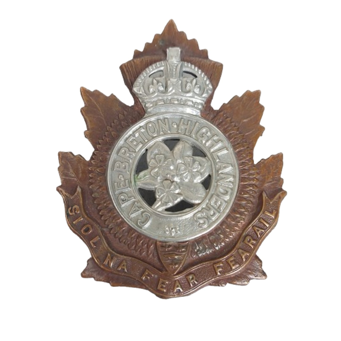 WW2 Canadian Cape Breton Highlanders Cap Badge