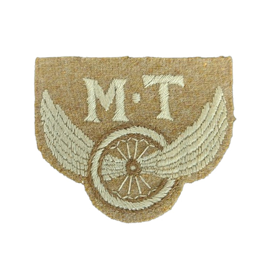 WW2 British Motor Transport Cloth Trade Badge Uniform Insignia
