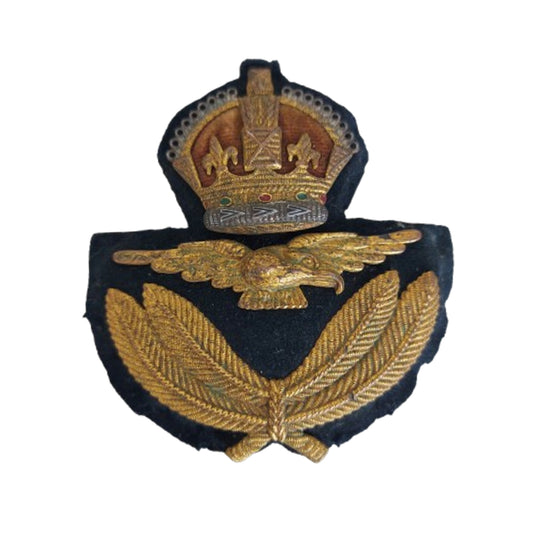 WW2 Canadian RCAF Officer's Cap Badge Scully Montreal