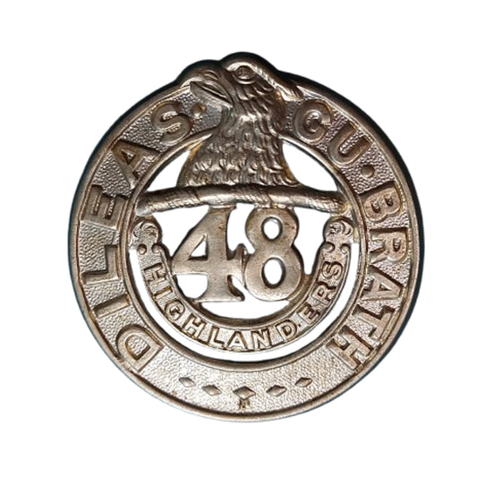WW2 Canadian 48th Highlanders of Canada Cap Badge