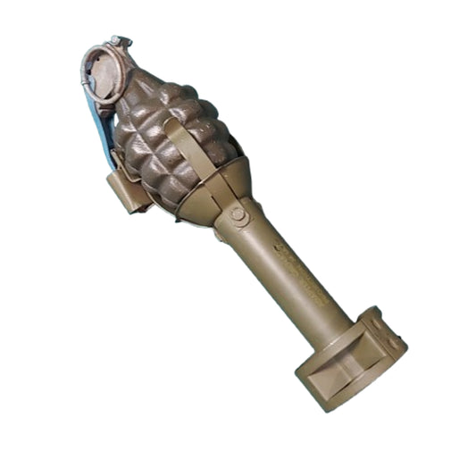Post-WW2 United States M1A2 Grenade Launcher And Inert Grenade 1953