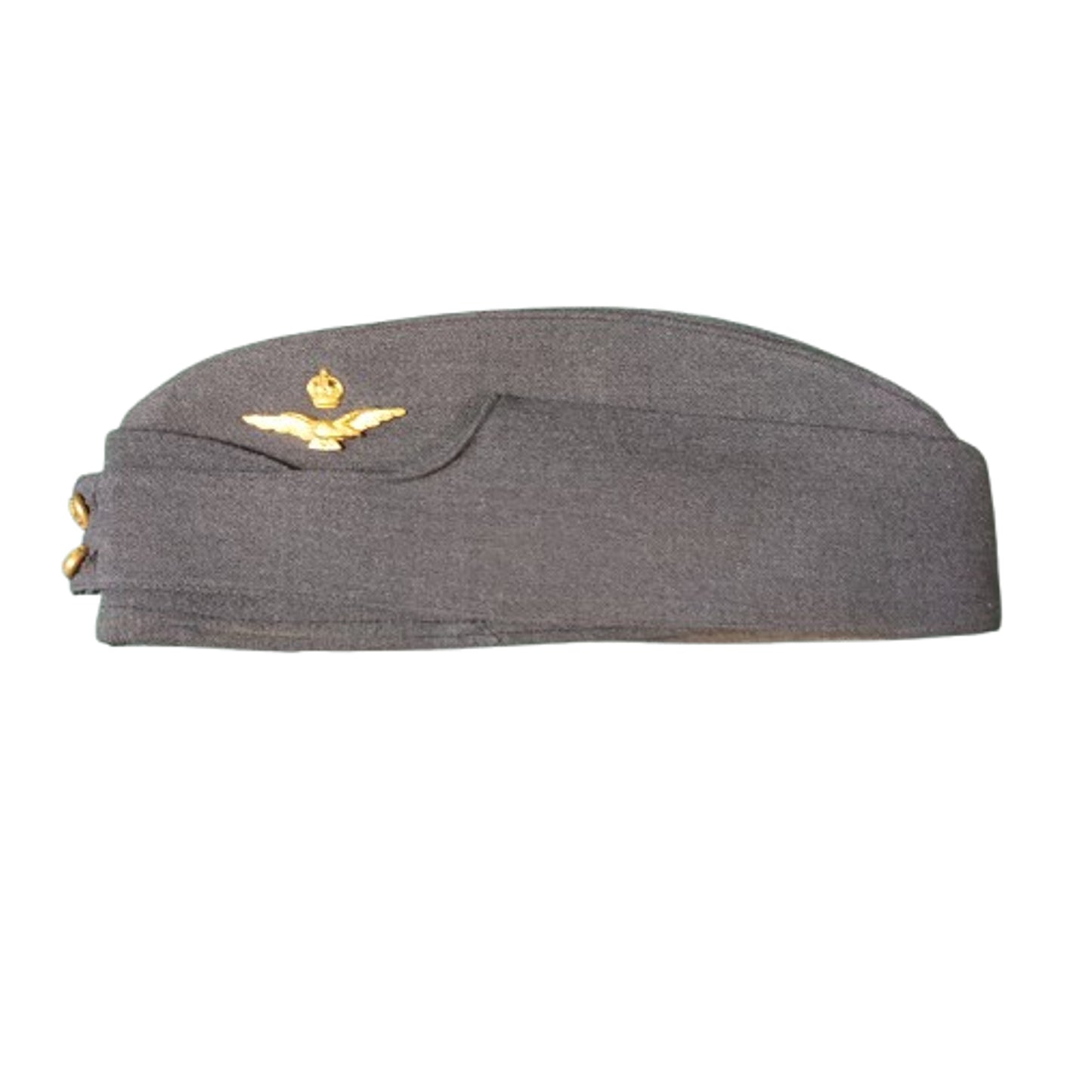 WW2 British RAF Royal Air Force Named Officer's Wedge Cap
