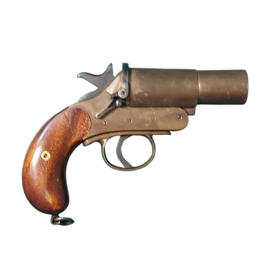 WW1 British Brass 1 Inch Bore Flare Pistol