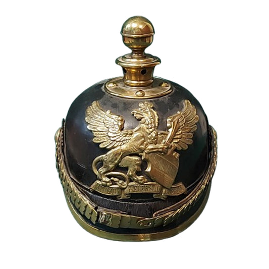 WW1 German Model 1915 Baden Officer's Artillery Pickelhaube