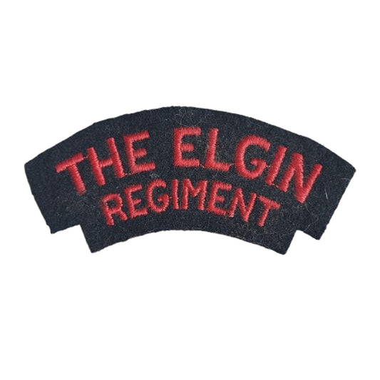 Post-WW2 Canadian The Elgin Regiment Shoulder Title