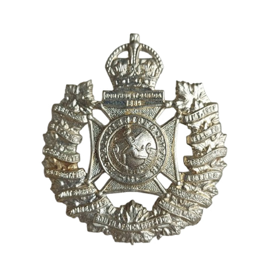 WW2 Canadian RWR Royal Winnipeg Rifles Cap Badge