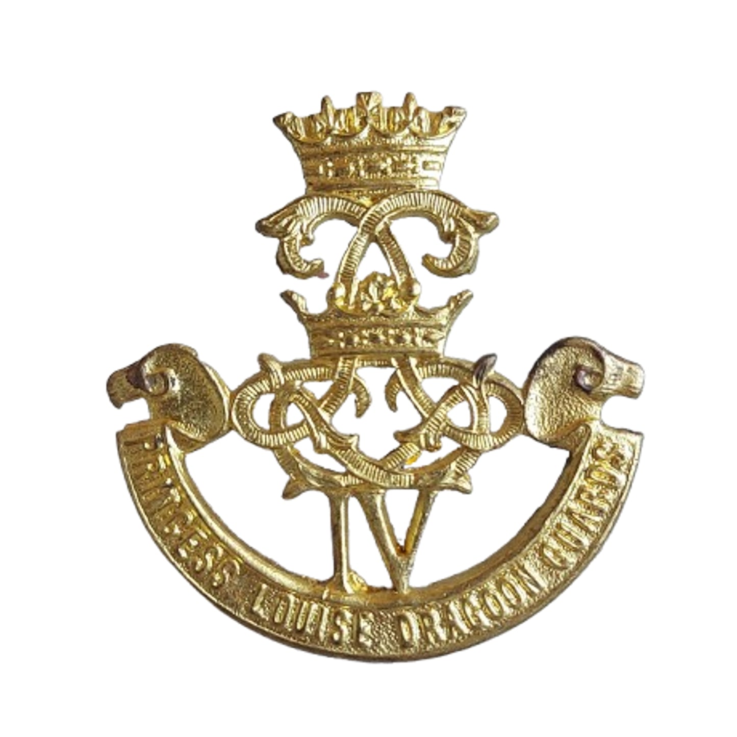 WW2 Canadian 4th Princess Louise Dragoon Guards Cap Badge