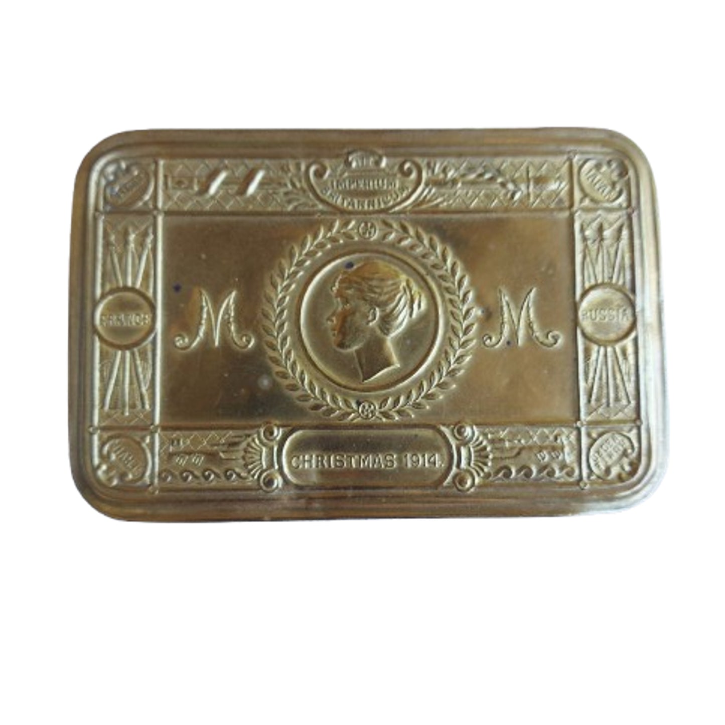WW1 Canadian British Princess Mary Christmas Gift Tin 1914