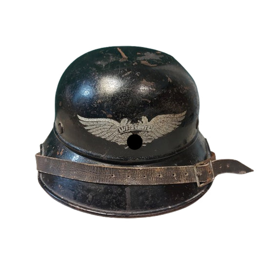 WW2 German Luftschutz M38 3 Piece Gladiator Helmet