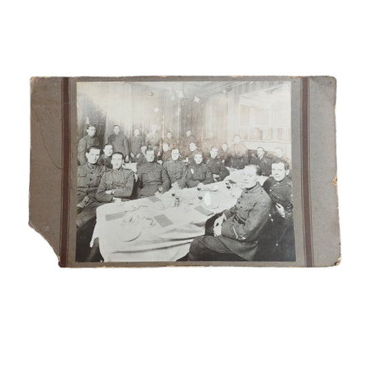 WW1 Canadian Photo On Matte Board 10th battalion