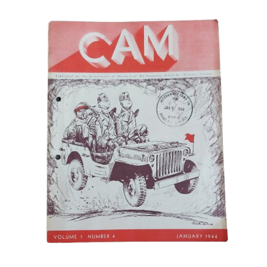 WW2 Canadian Armour Motor Magazine January 1944  Seebe Internment Camp 130