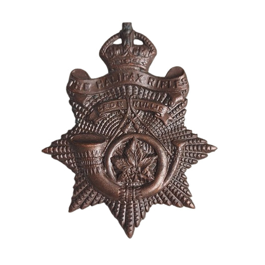 WW2 Canadian Halifax Rifles Regiment Cap Badge