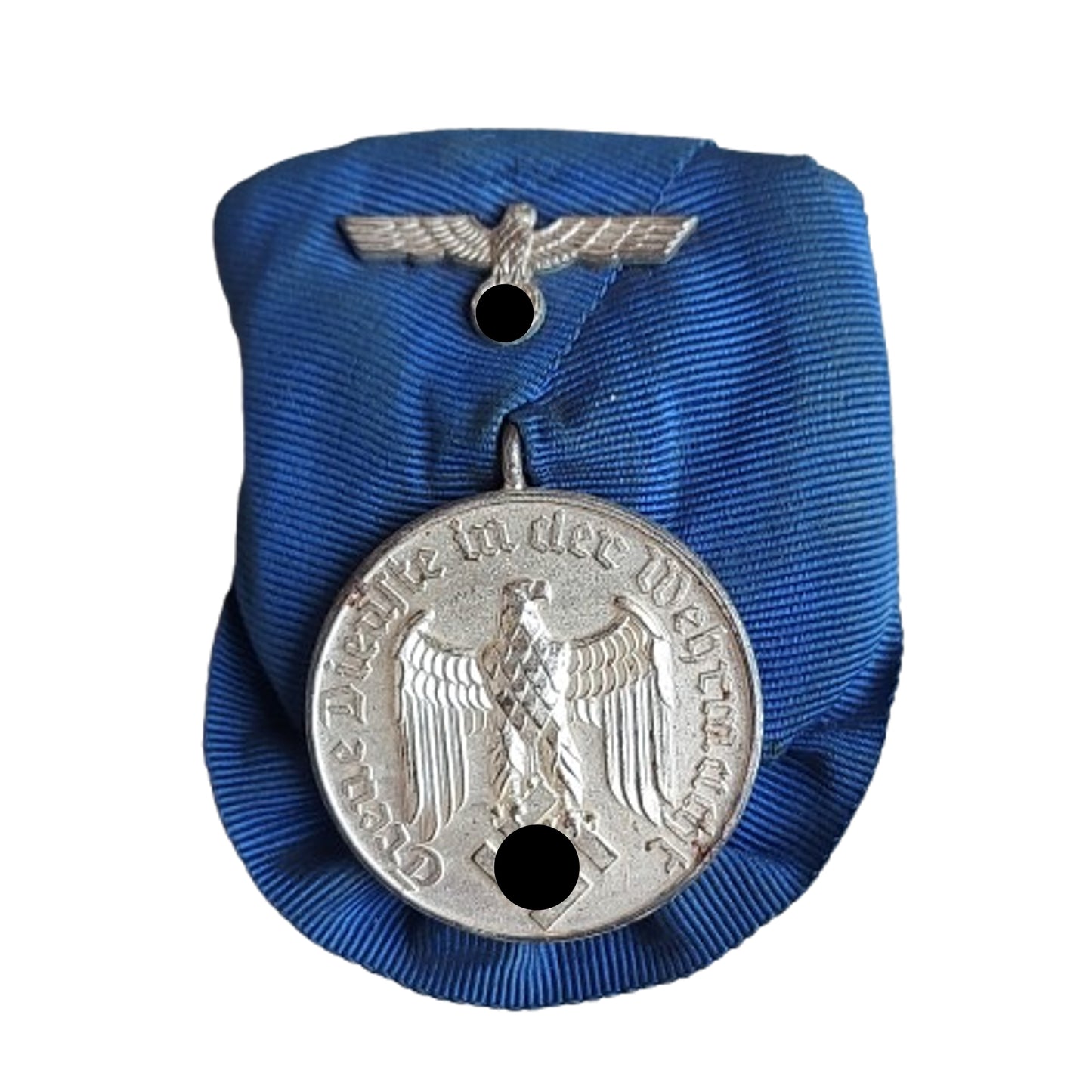 WW2 German Army 4 Year Long Service Medal With Clasp