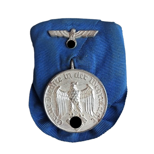 WW2 German Army 4 Year Long Service Medal With Clasp