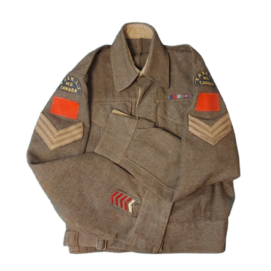WW2 Canadian Saskatchewan Light Infantry M.G. Battle Dress Tunic