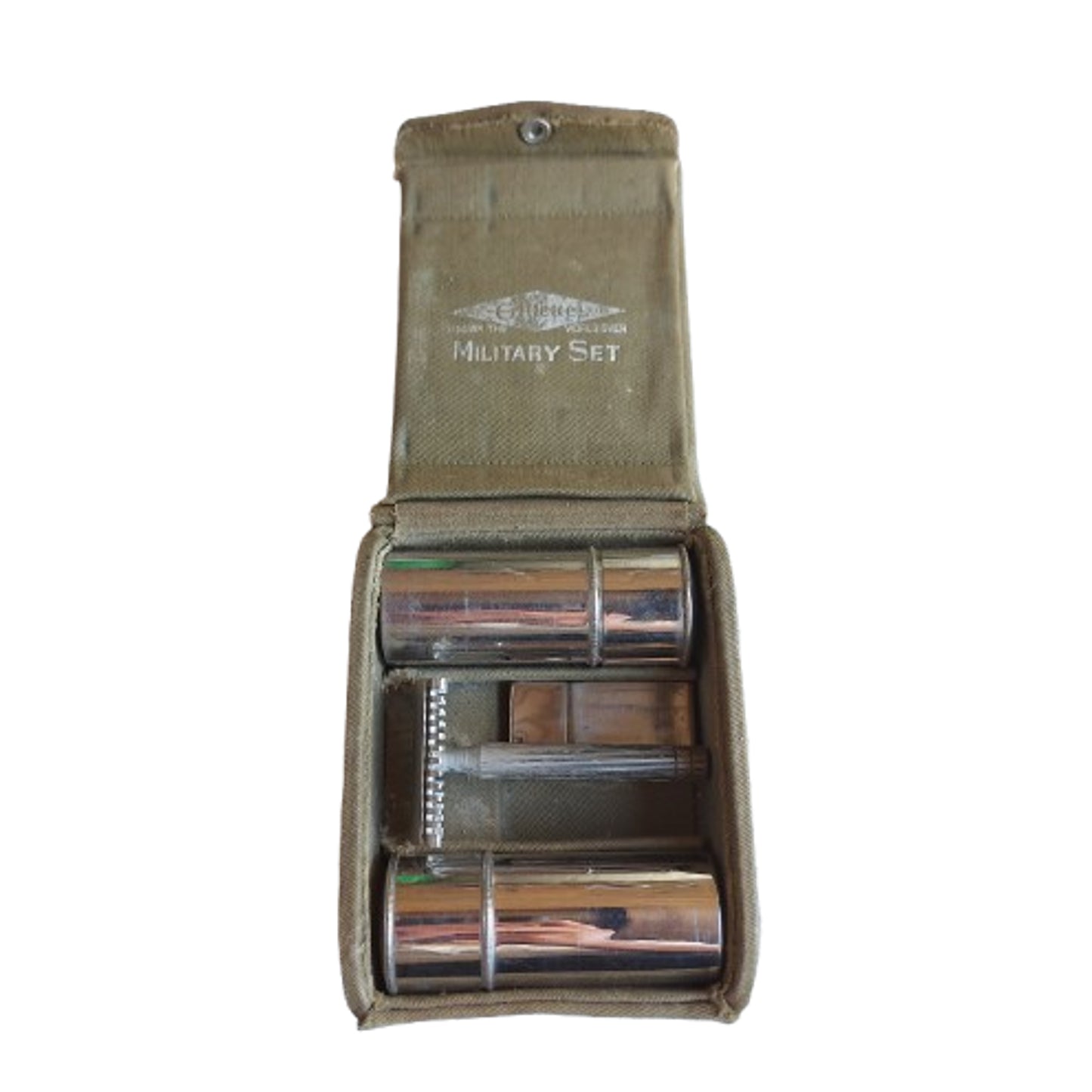 WW2 British Army Officer's Gillette Military Set Shaving Kit 1945