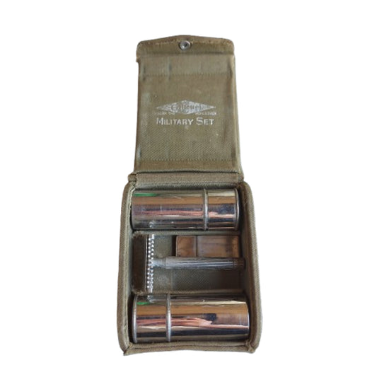 WW2 British Army Officer's Gilllette Military Set Shaving Kit 1945