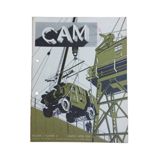 WW2 Canadian Armour Motor Magazine March April 1945 Seebe Internment Camp 130